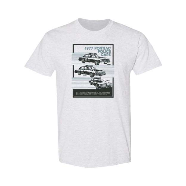 1977 Pontiac Police Cars T-Shirt