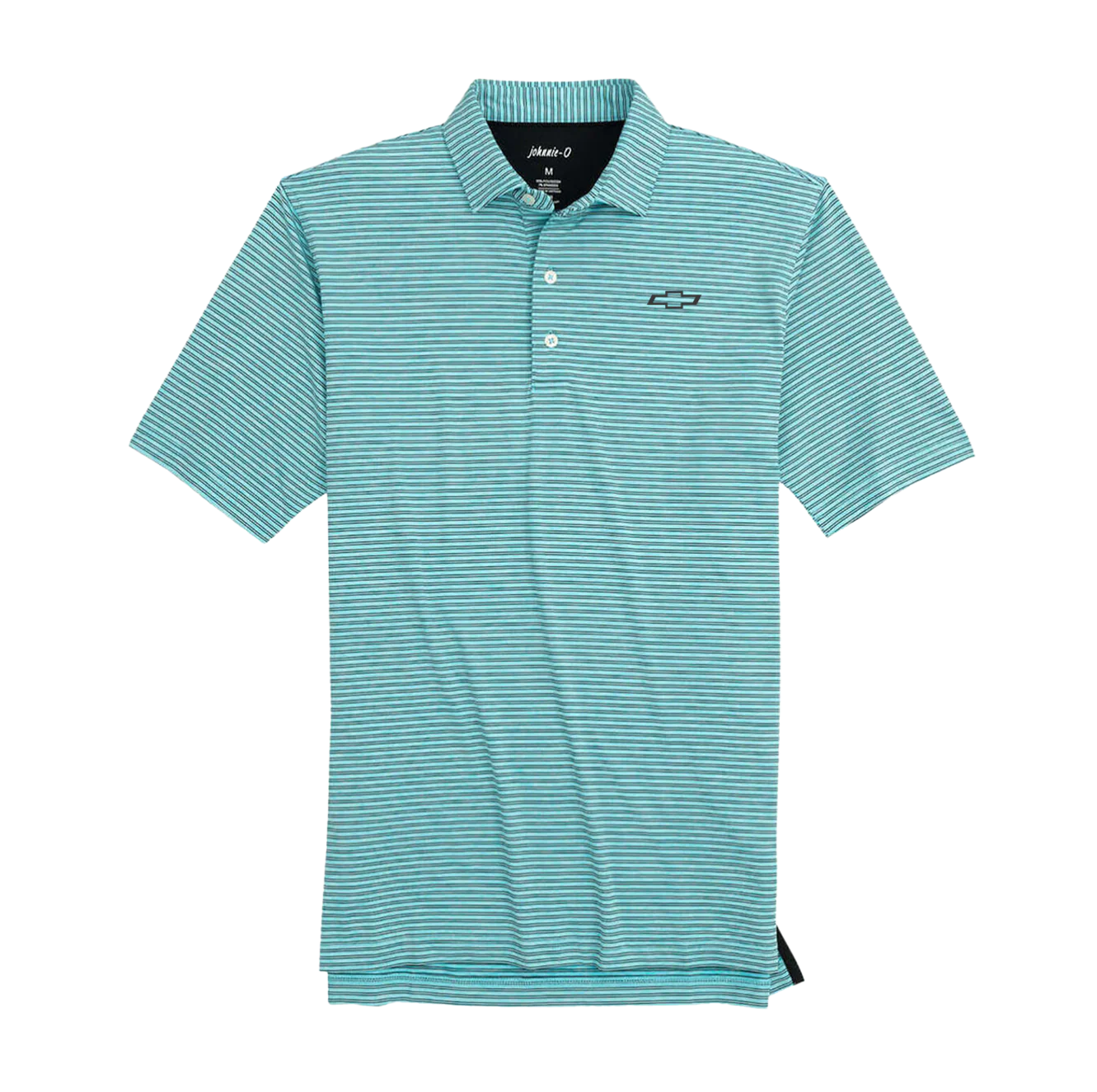 Chevrolet Men's Johnnie-O Striped Jersey Performance Polo
