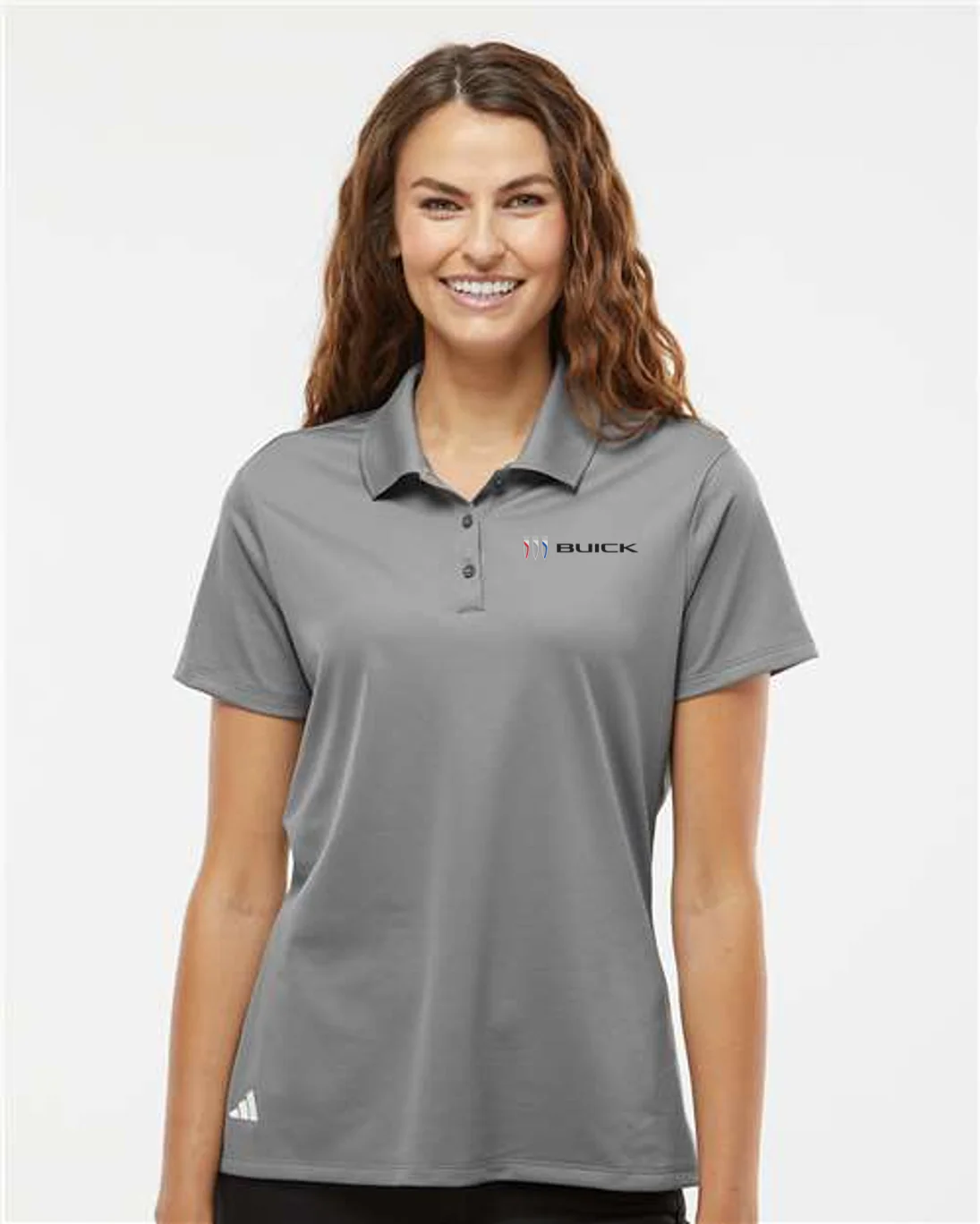 Buick Ladies Adidas Polo - Black Logo