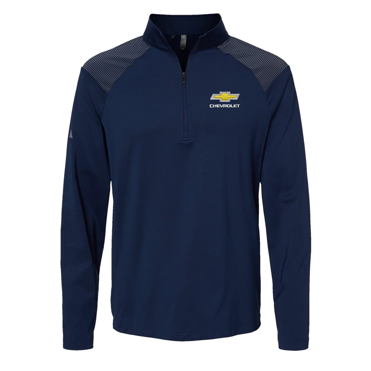 Chevrolet Men's Adidas Shoulder Stripe 1/4 Zip