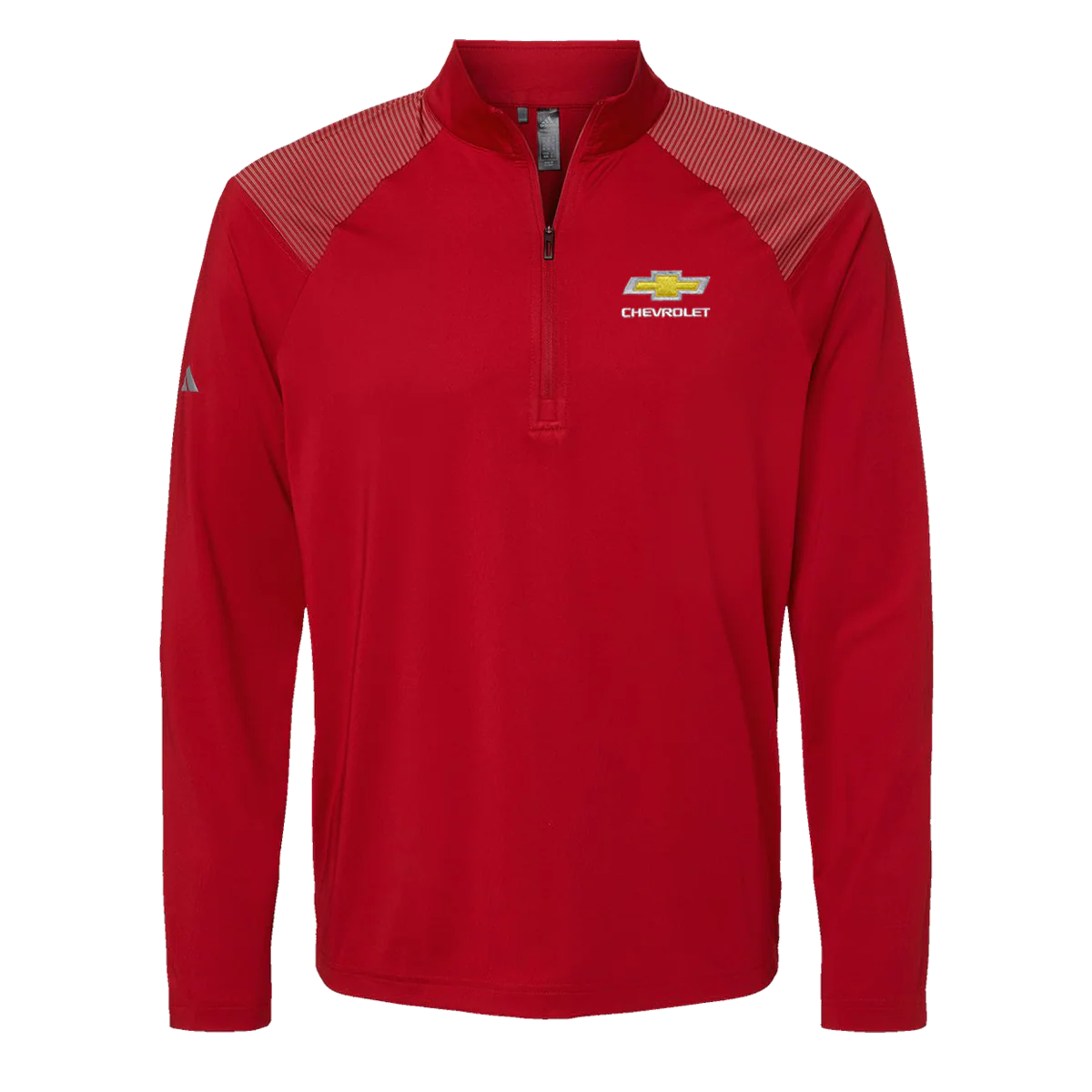 Chevrolet Men's Adidas Shoulder Stripe 1/4 Zip - Image 2