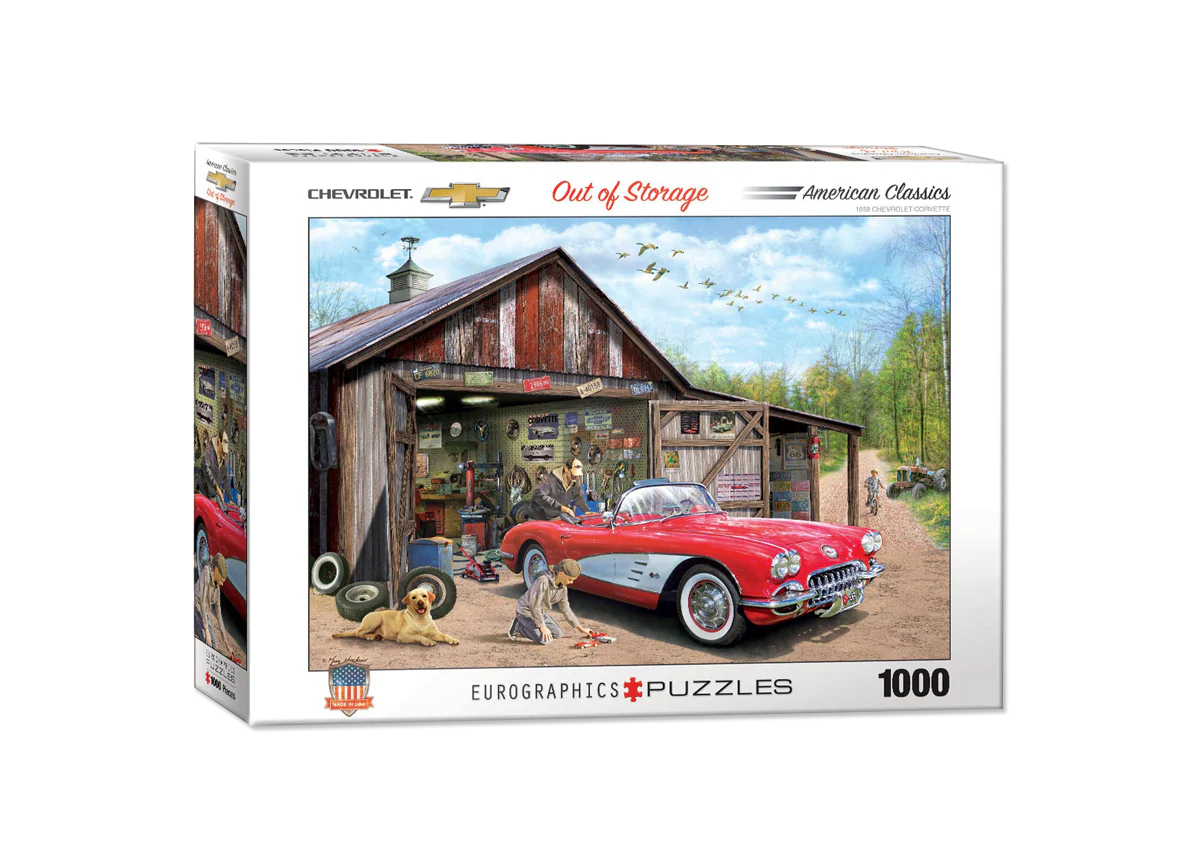 Corvette - Out Of Storage 1000 Piece Puzzle