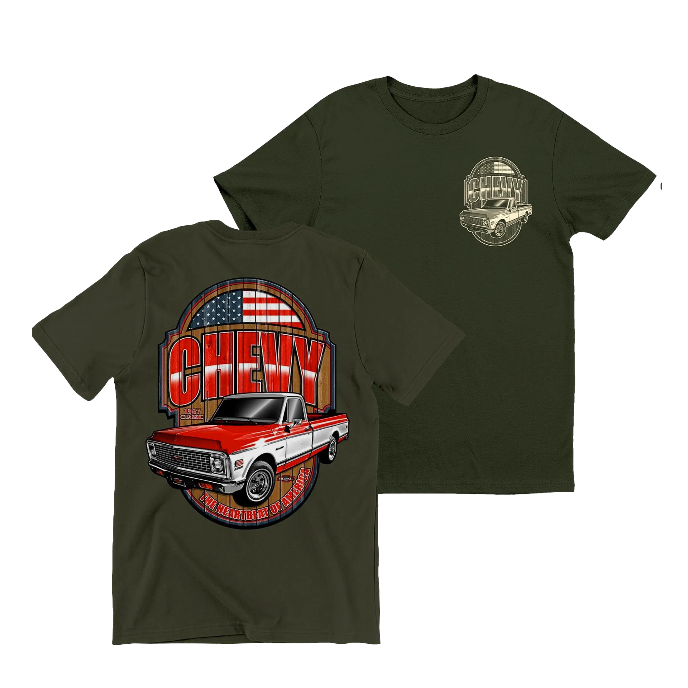 1967 C-10 Pick Up Wood Sign T-Shirt
