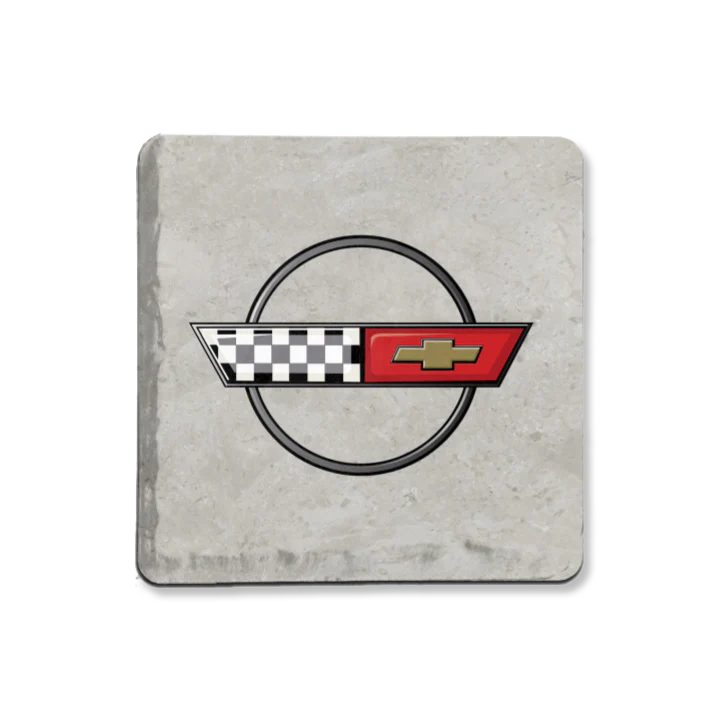 Corvette C4 Logo Coaster
