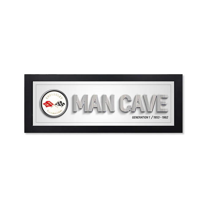 Corvette Generation 1 Man Cave Framed Art