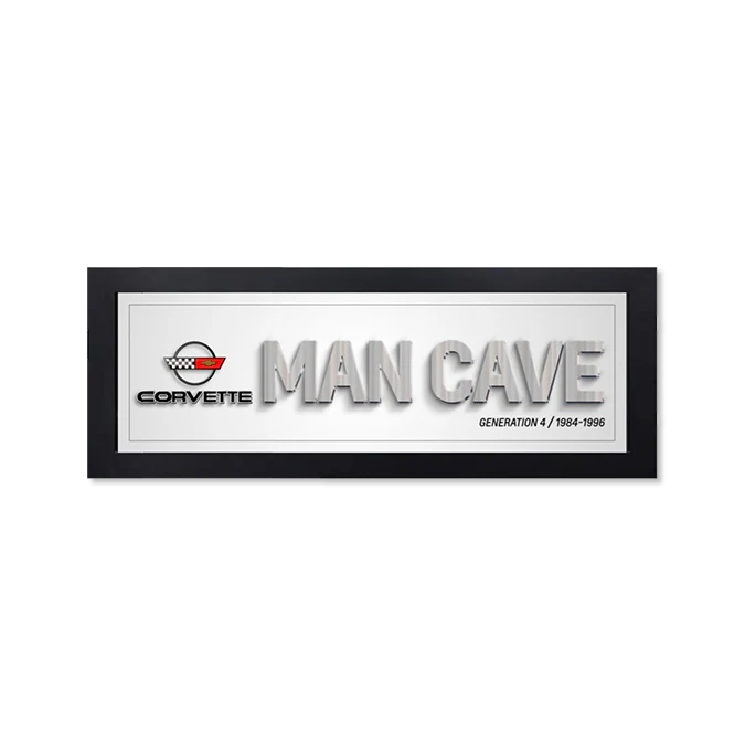 Corvette Generation 4 Man Cave Framed Art