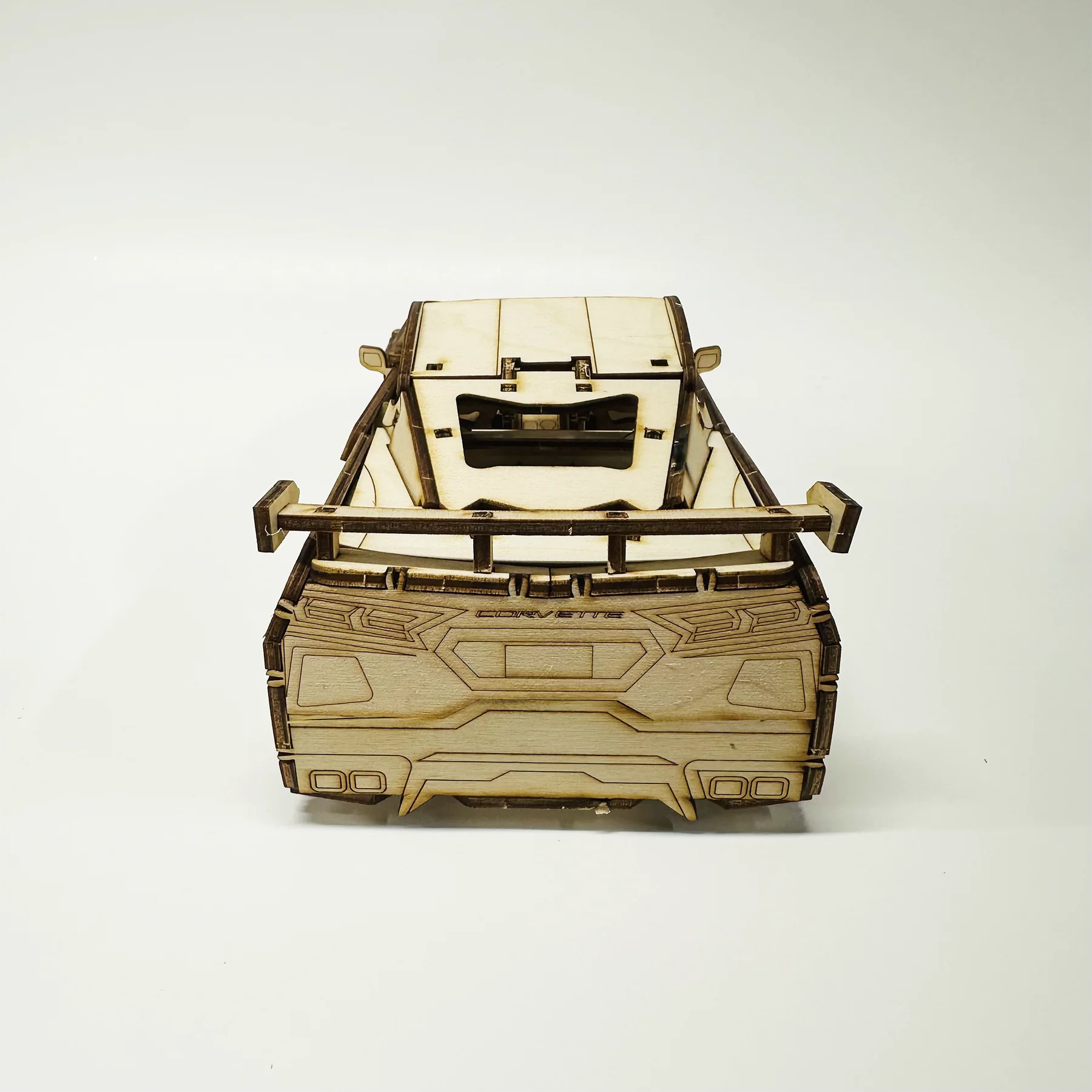 Corvette C8 Snap Together Wooden Model - Image 5