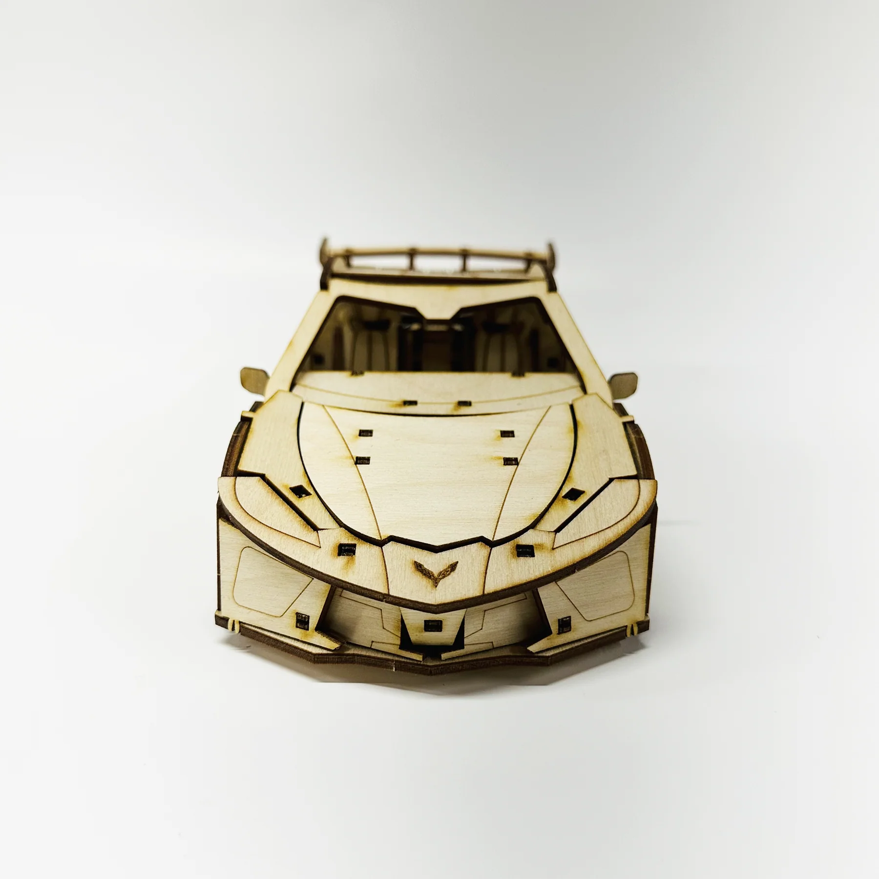 Corvette C8 Snap Together Wooden Model - Image 6
