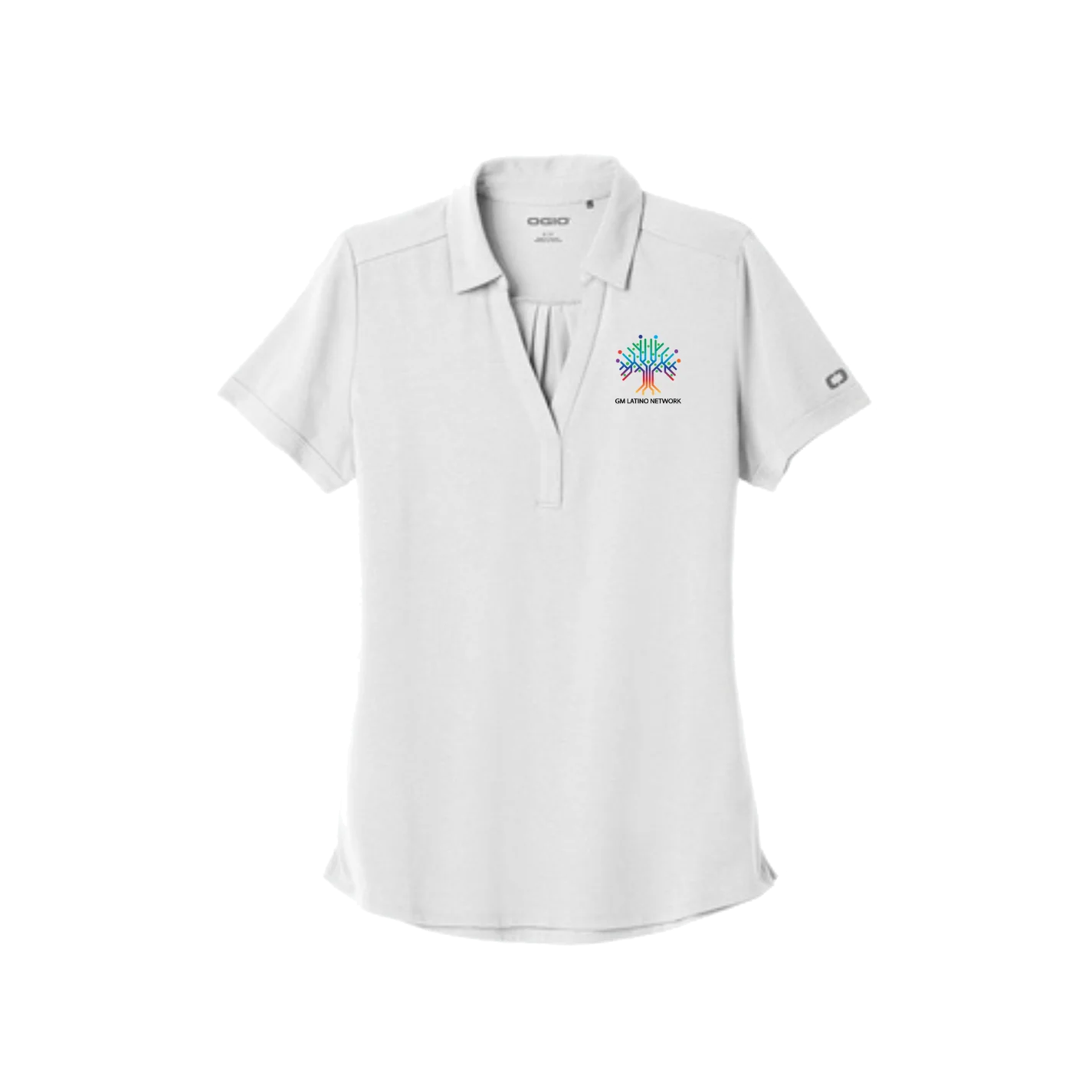 GM Latino Network ERG Women's OGIO Polo - Image 2
