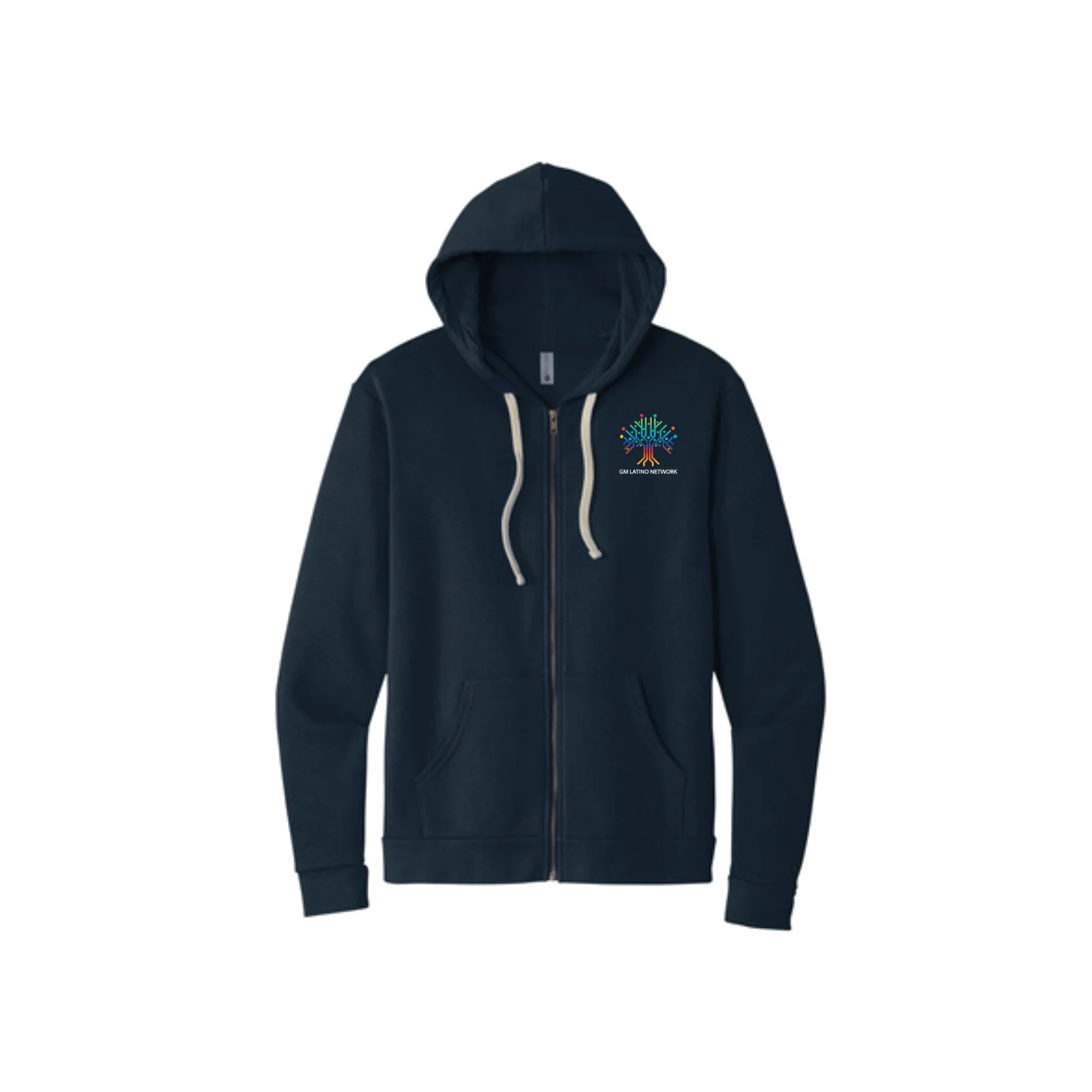 GM Latino Network ERG Zip-Up Hoodie - Image 3