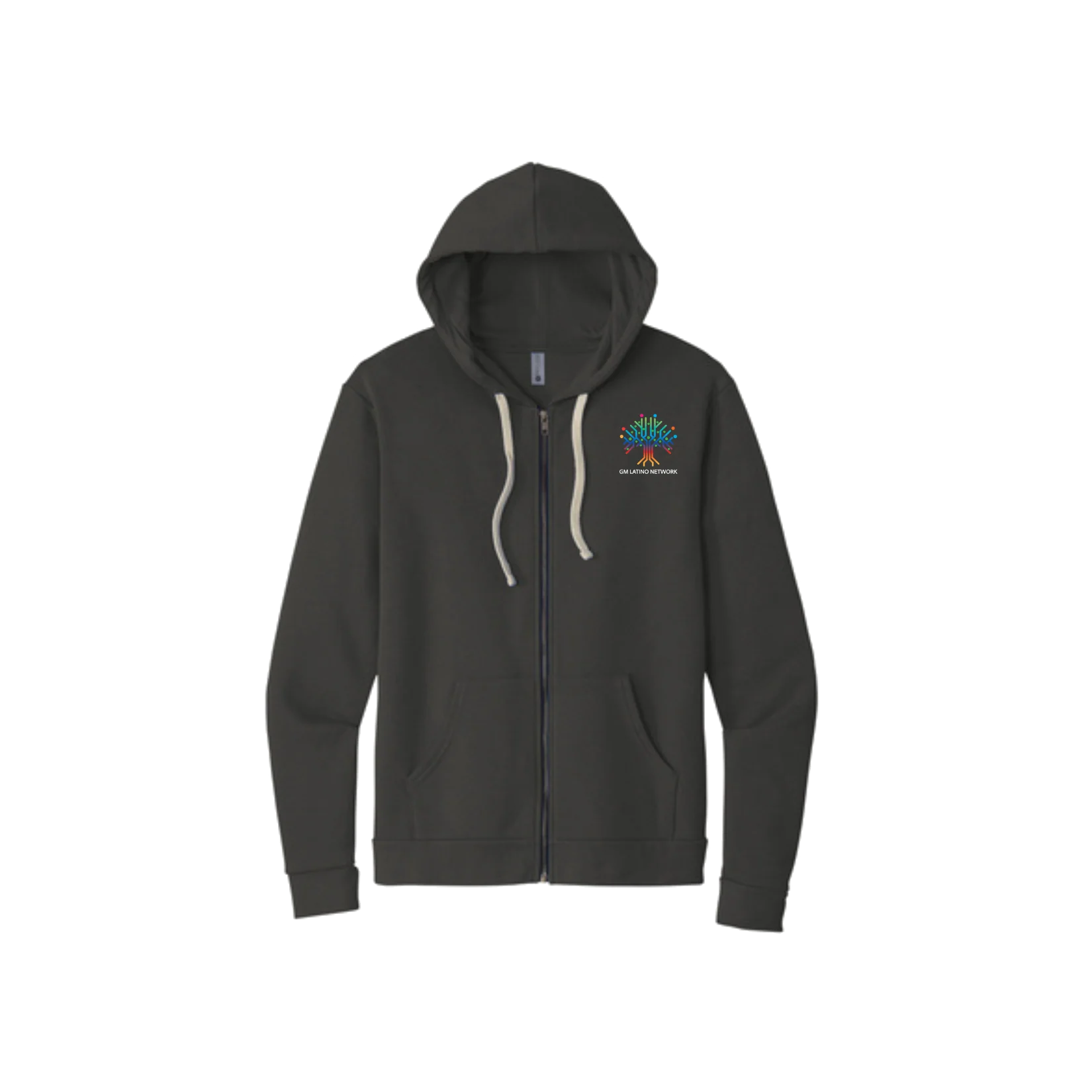 GM Latino Network ERG Zip-Up Hoodie - Image 4